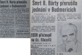 Rude Pravo sobota 1. cervna 1991 - Smrt Boleslava Barty prerusila jednani v Budmericich.png