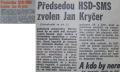 Rude Pravo pondeli 10. cervna 1991 - Predsedou HSD-SMS zvolen Jan Krycer.png